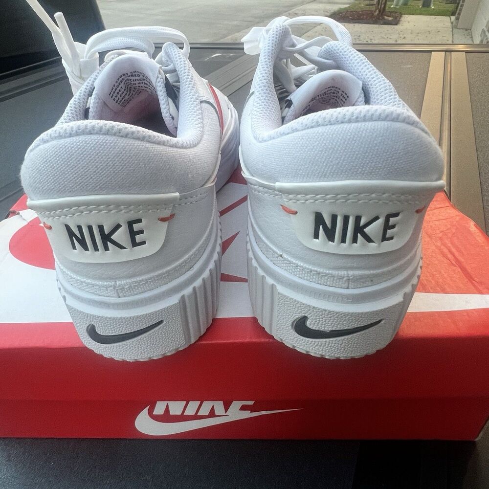 Nike Court Legacy Lift Platform Shoes Sneakers Women’s Sz 9.5 White DZ5203-100 - Picture 4 of 11